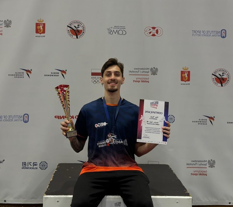 Fillipe Almeida conquista bronze no Open Warsaw Cup de Taekwondo