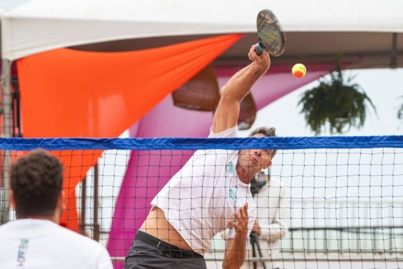 Vila Velha sedia competições internacionais de beach tennis na Praia da Costa