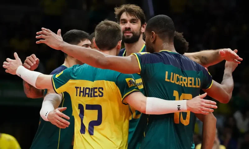 Seleção brasileira masculina de vôlei convocada para a olimpíada de Paris