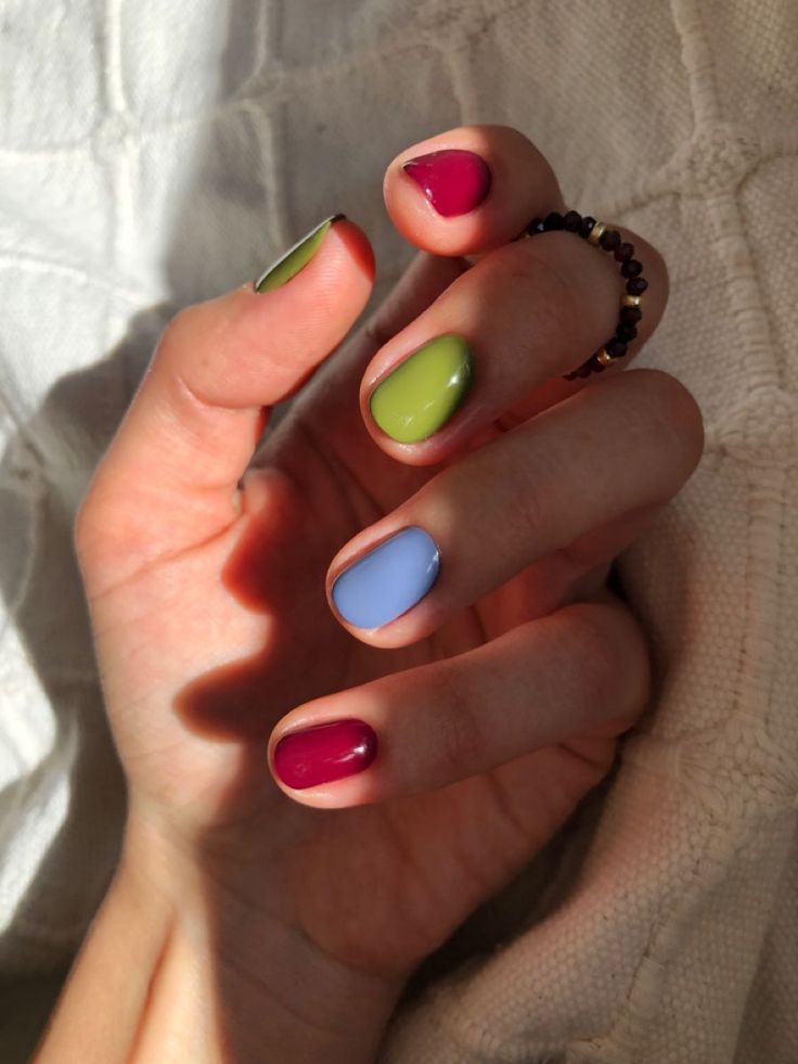 Inspiração de unhas curtas