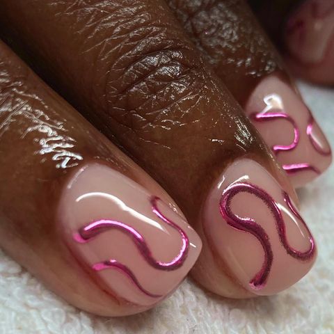 Inspiração de unhas curtas