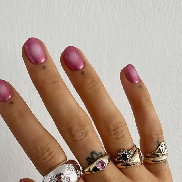 Inspiração de unhas curtas