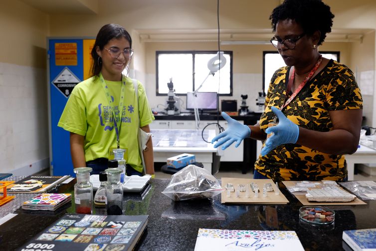 Rio de Janeiro (RJ), 10/02/2026 - Fiocruz abre as portas para 150 alunas no Dia Internacional das Meninas e Mulheres na Ciência, na sede da Fiocruz, em Manguinhos, zona norte da cidade. Foto: Tânia Rêgo/Agência Brasil
