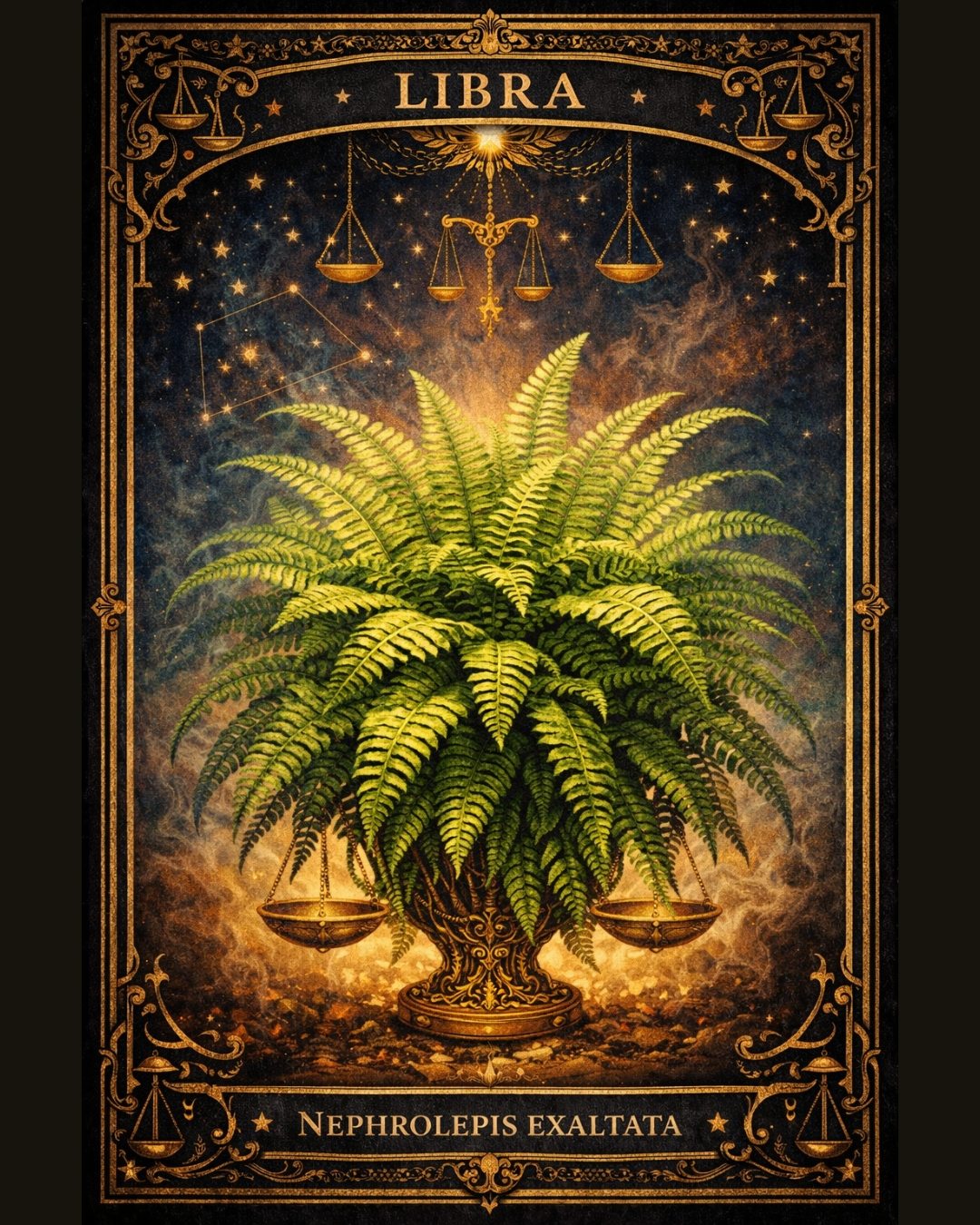 Libra e a Samambaia-americana