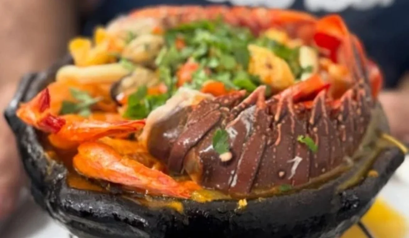 Prato de lagosta do Restaurante Atlântico